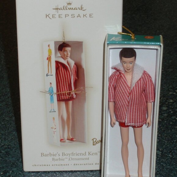 "Barbie's Boyfriend Ken" Hallmark Christmas Ornament With Box From 2009 - GIFT! - Picture 1 of 6